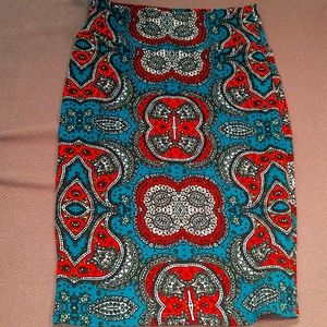 LulaRoe paisley pencil skirt